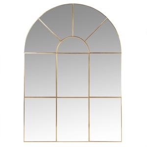 Espejo de metal dorado 50x70