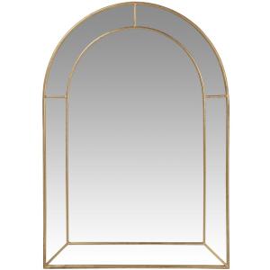 Espejo de metal dorado 70x100