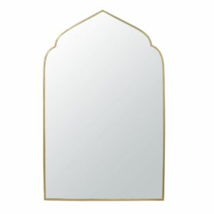 Espejo de metal dorado 76x120