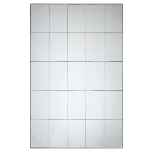 Espejo de metal negro 110x170