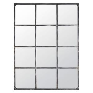 Espejo de metal negro 135x180