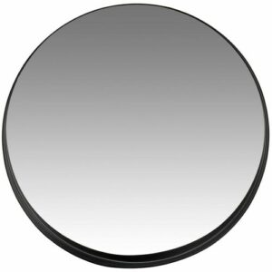 Espejo de metal negro 76 cm