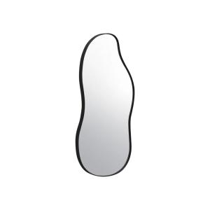 Espejo de metal negro con forma orgánica decorativo de pare…