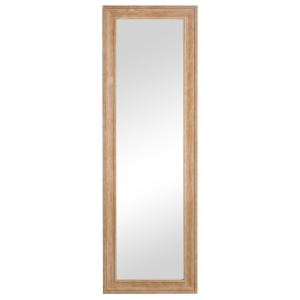 Espejo de pared 163x53.5x2.5 cm madera natural
