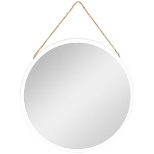 Espejo de pared 30 x 2.2 x 30 cm color blanco