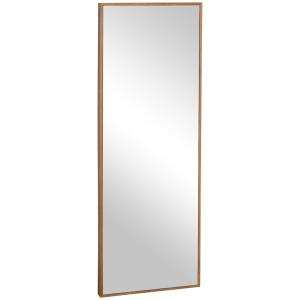 Espejo de pared 45x125x4.8 cm madera natural