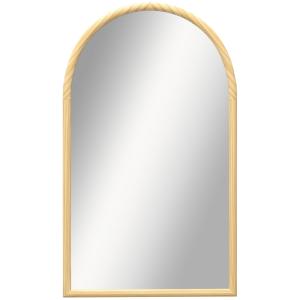 Espejo de pared 65x3.5x110 cm madera natural