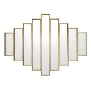 Espejo de pared cristal espejo dorado