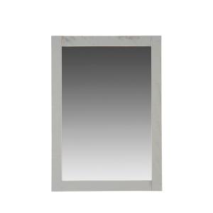 Espejo de  pared de madera reciclada gris 60 x 90 cm