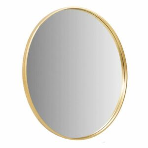 Espejo de pared dorado : D86,5x3h cm