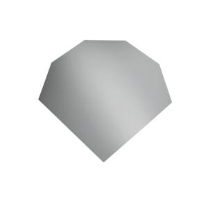 Espejo de pared gris de 150x140 cm