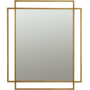 Espejo de pared metal - cristal  75 x 90 cm