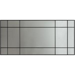 Espejo de pared metal - cristal negro 80 x 170 cm