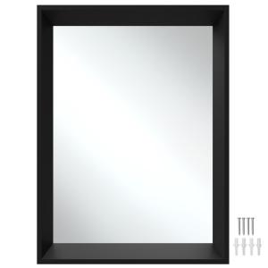 Espejo de pared rectangular de poliestireno, 40 x 3,8 x 60…