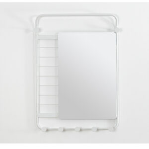 Espejo de pared rectangular estilo escandinavo blanco 70 x…