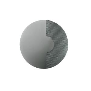 Espejo de pared redondo gris Ø 120 cm