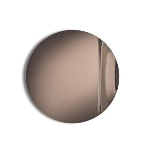 Espejo de pared redondo marrón ø 120 cm