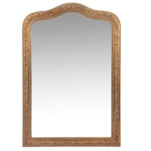 Espejo de paulonia dorado mate 65x95