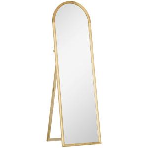 Espejo de pie 46x43x150 cm madera natural