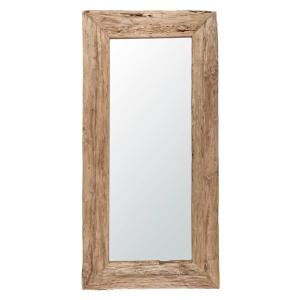 Espejo de pie de cuerpo entero de madera de teca reciclada…