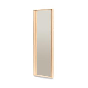 Espejo de pie de madera maciza en color beige, 160cm