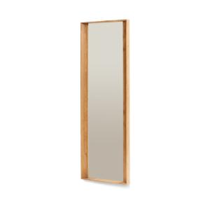 Espejo de pie de madera maciza en color marrón claro, 160cm