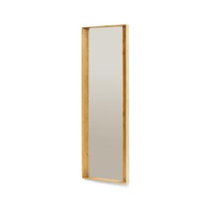 Espejo de pie de madera maciza en color natural, 160cm
