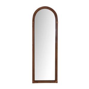 Espejo de ratán en color marrón de 52x4x153cm