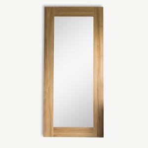 Espejo de teca maciza de 200 cm x 90 cm