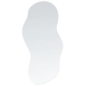 Espejo de vidrio plateado 80x33