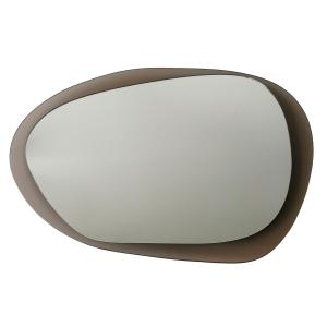 Espejo de vidrio templado bronce 75x55x2 cm