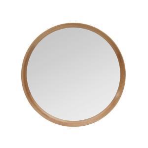 Espejo decorativo de madera de roble claro H60