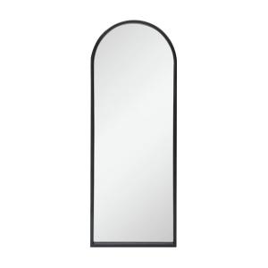 Espejo decorativo de madera negra H170