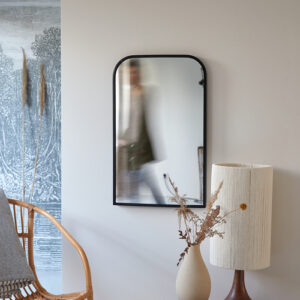 Espejo decorativo de metal 80x50 cm