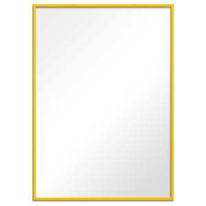 Espejo en madera amarilla  30 x 40 cm