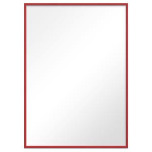 Espejo en madera roja  30 x 40 cm