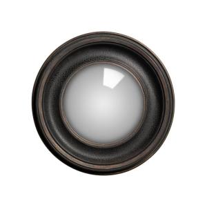 Espejo grande de resina negra