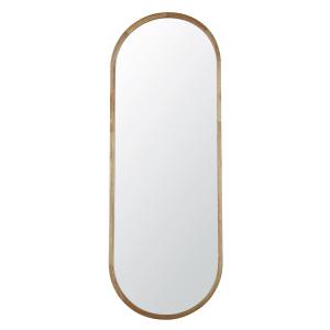 Espejo grande ovalado de madera de mango 60 x 170