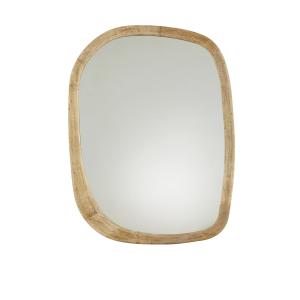 Espejo irregular de madera de mango 95 x 120