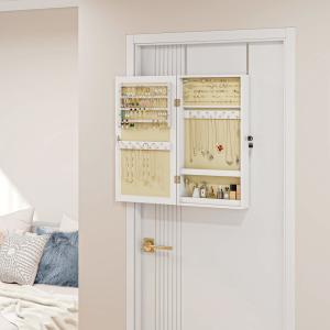 Espejo Joyero 36.5x9.5x67 cm Blanco