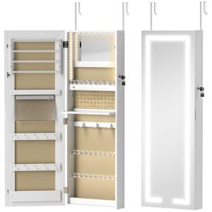 Espejo Joyero 37x10.5x108 cm Blanco