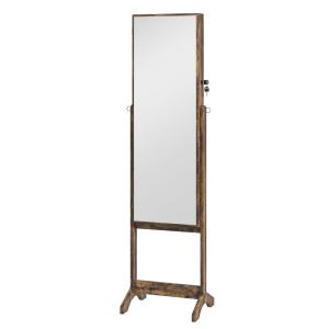 Espejo Joyero 46x36.5x151.5 cm Marrón Rústico