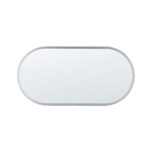 Espejo led de baño de vidrio plateado 60x120