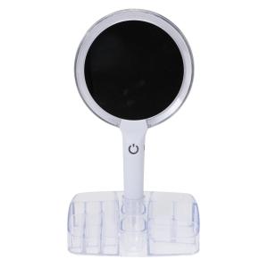 Espejo led de polipropileno transparente 20x13x5,5cm