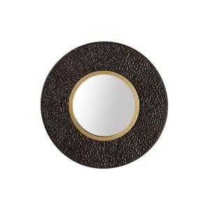 Espejo marron de madera 85x8x85cm