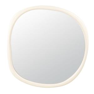Espejo orgánico blanco 75x76 cm