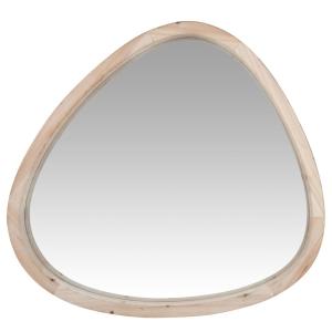 Espejo orgánico de madera de abeto, 75x70 cm
