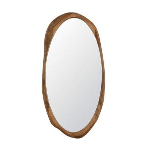 Espejo orgánico de madera de mango, 70x138 cm