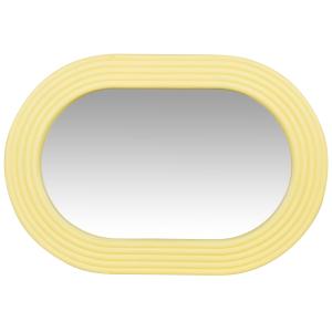 Espejo ovalado amarillo 45 x 62