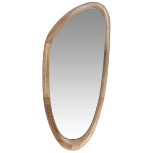 Espejo ovalado de madera de mango 36x81 cm